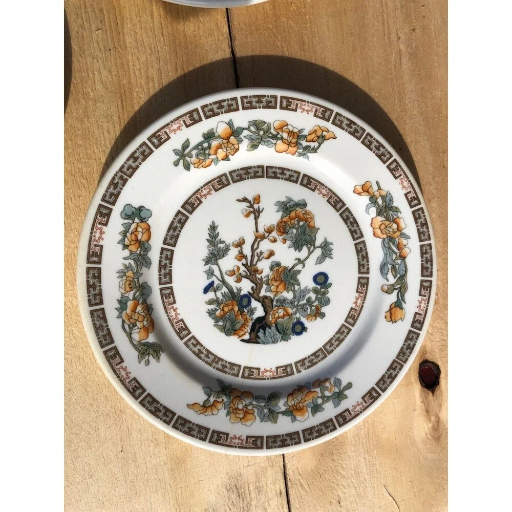 O.P.CO. Syracuse China  Tree Pattern 7.5 inch   set of 3 Dishes